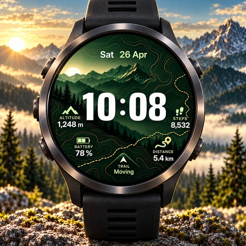 Trail Contour watchface