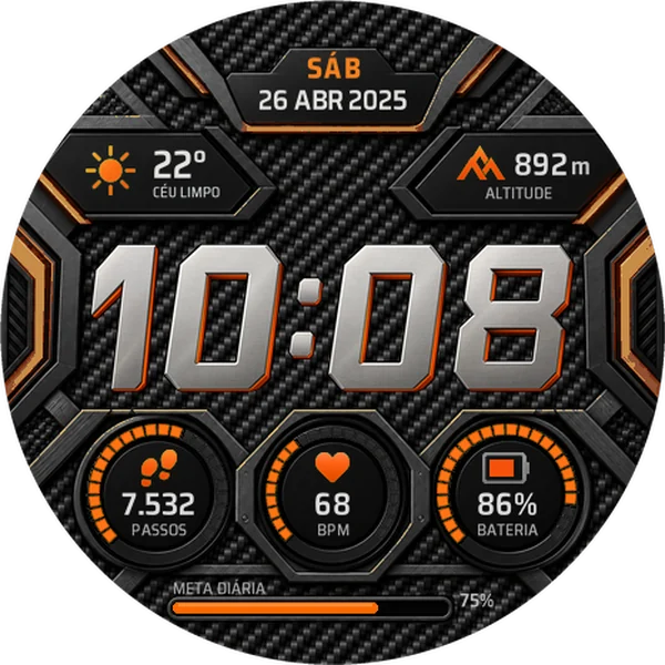 Carbon Apex watchface