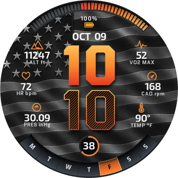 Patriot American Hero watchface