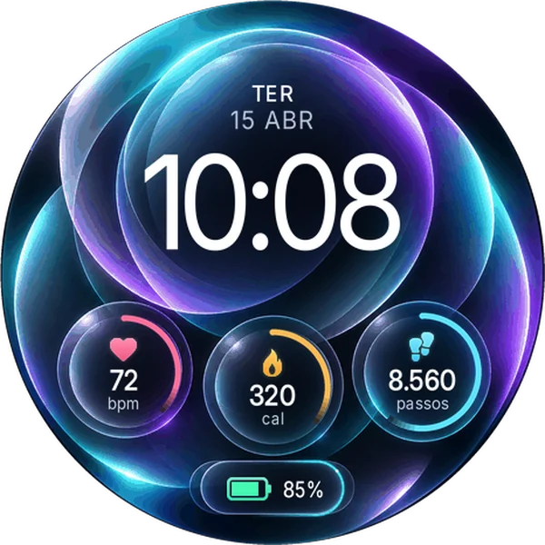 Prism Halo watchface